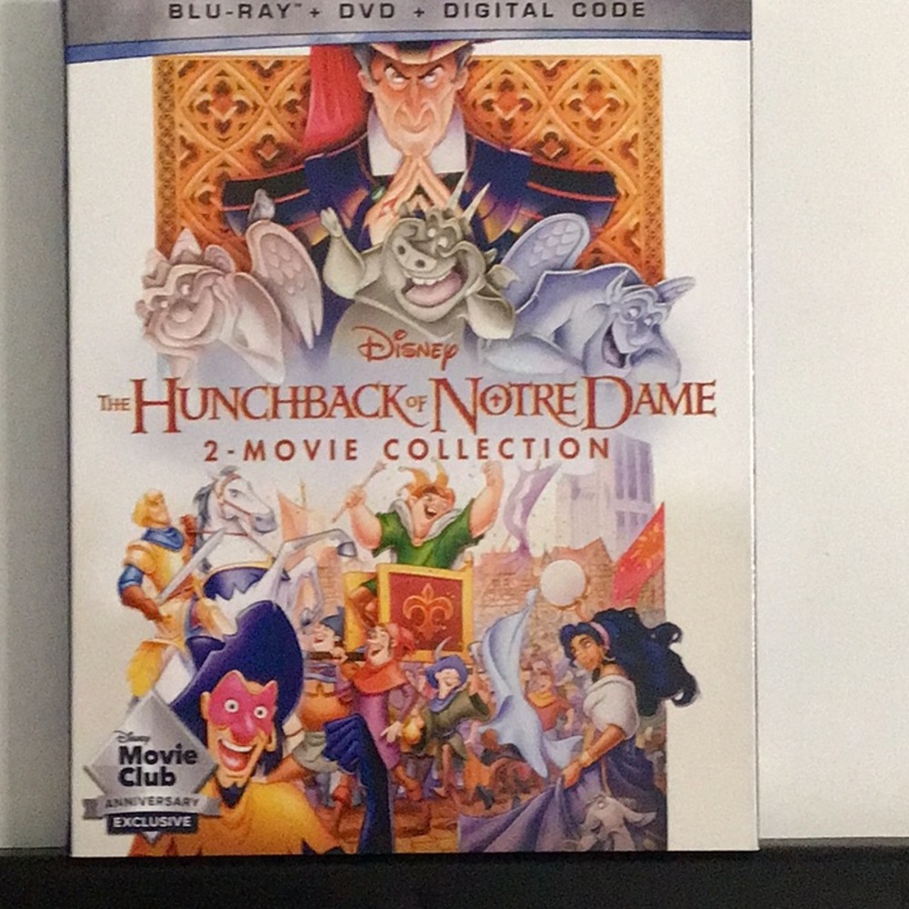 Disney The Hunchback of Norte Dame 2 movie collection blu-ray & dvd